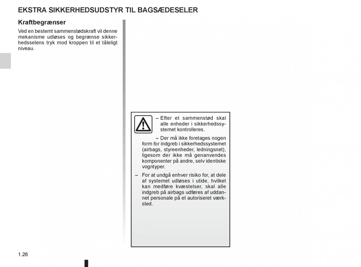 Renault Clio IV 4 Bilens instruktionsbog / page 32