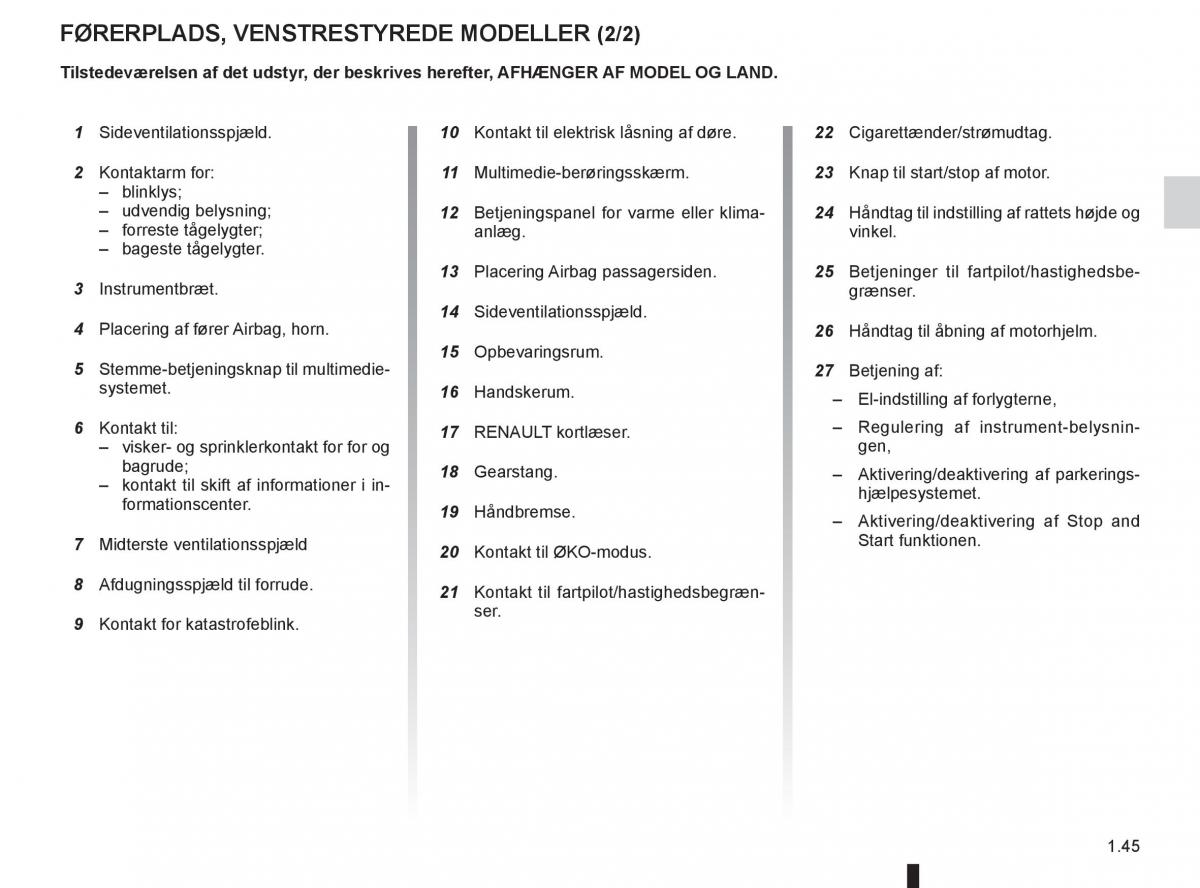 Renault Clio IV 4 Bilens instruktionsbog / page 51