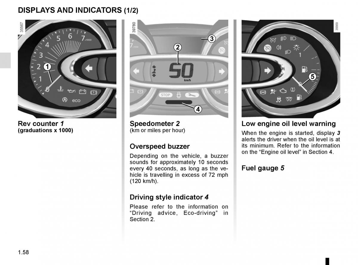 Renault Clio IV 4 owners manual / page 64