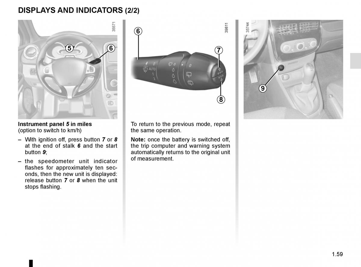 Renault Clio IV 4 owners manual / page 65