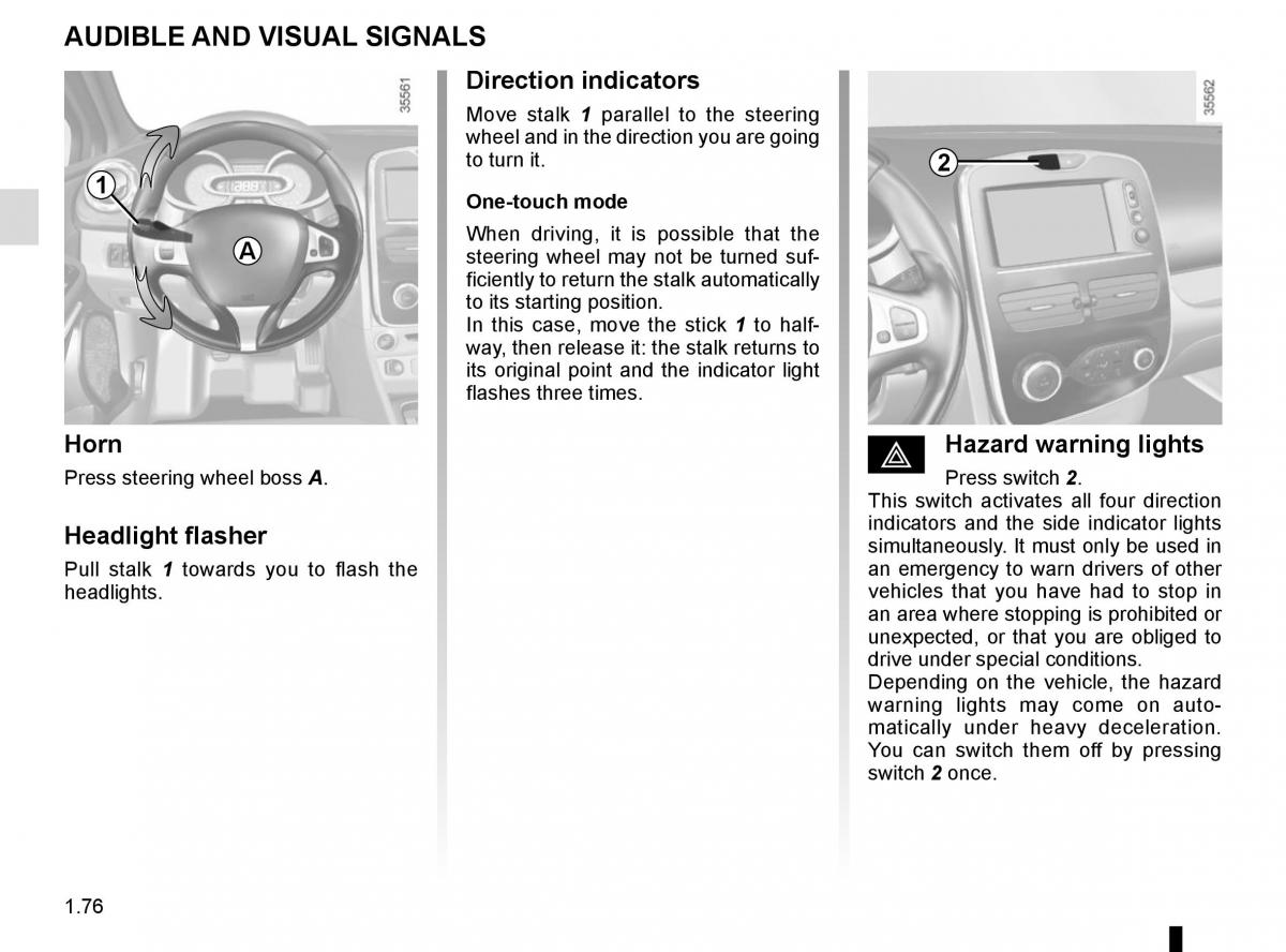 Renault Clio IV 4 owners manual / page 82