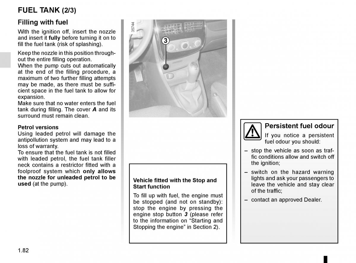 Renault Clio IV 4 owners manual / page 88