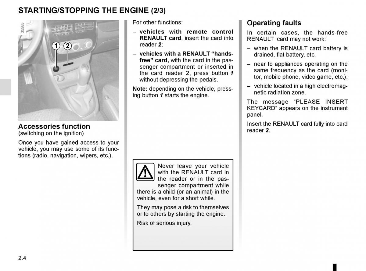 Renault Clio IV 4 owners manual / page 94