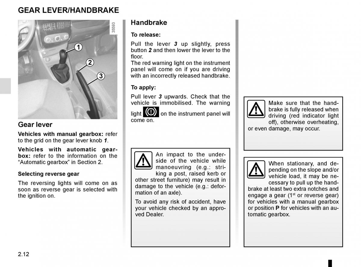 Renault Clio IV 4 owners manual / page 102