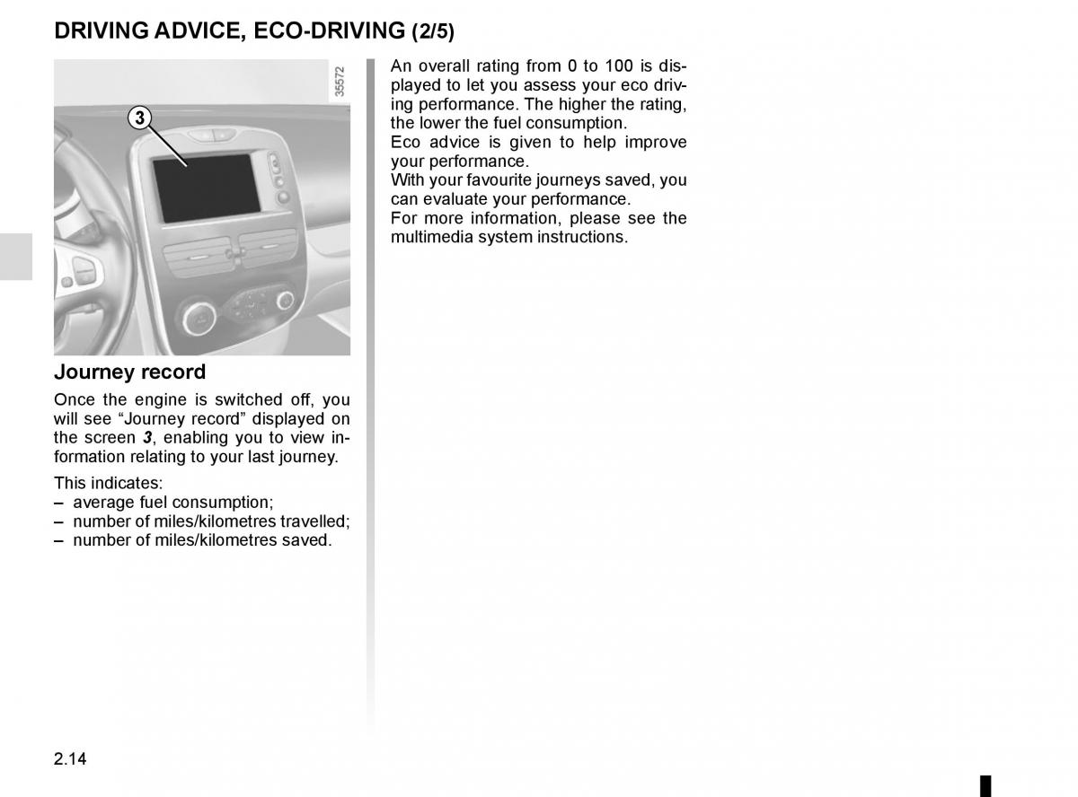 Renault Clio IV 4 owners manual / page 104