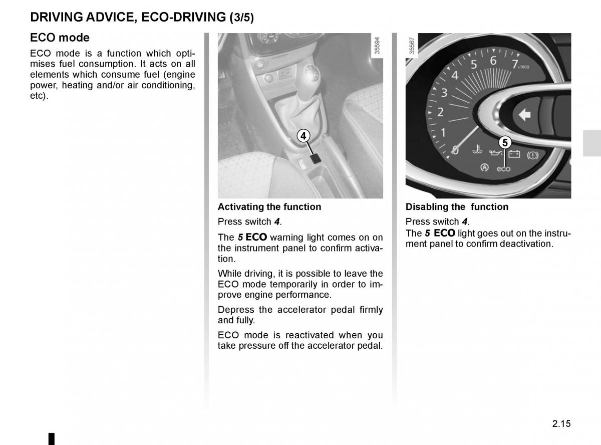 Renault Clio IV 4 owners manual / page 105