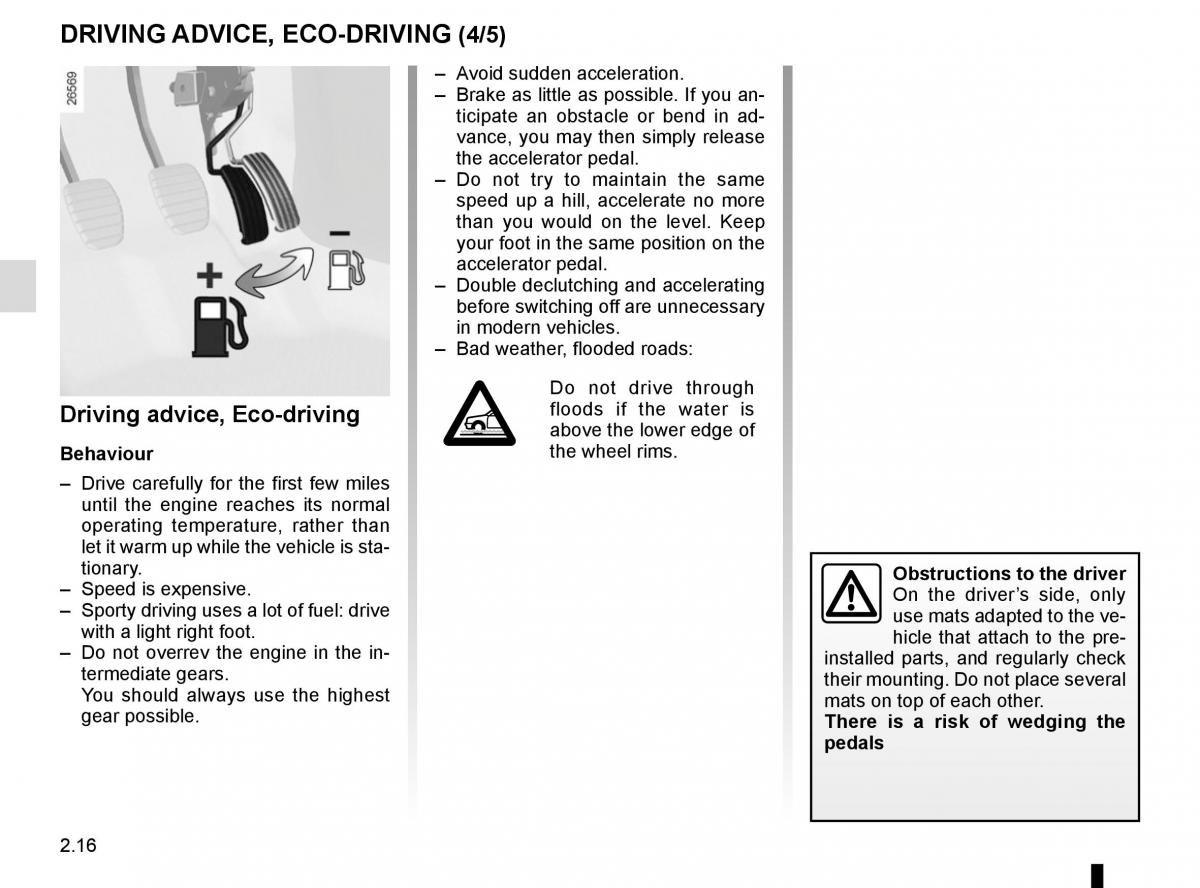 Renault Clio IV 4 owners manual / page 106