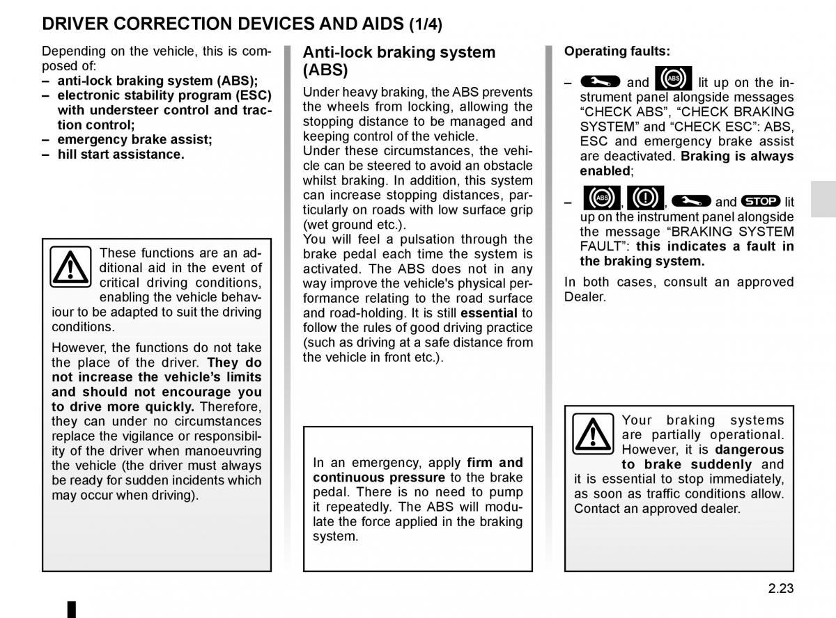 Renault Clio IV 4 owners manual / page 113