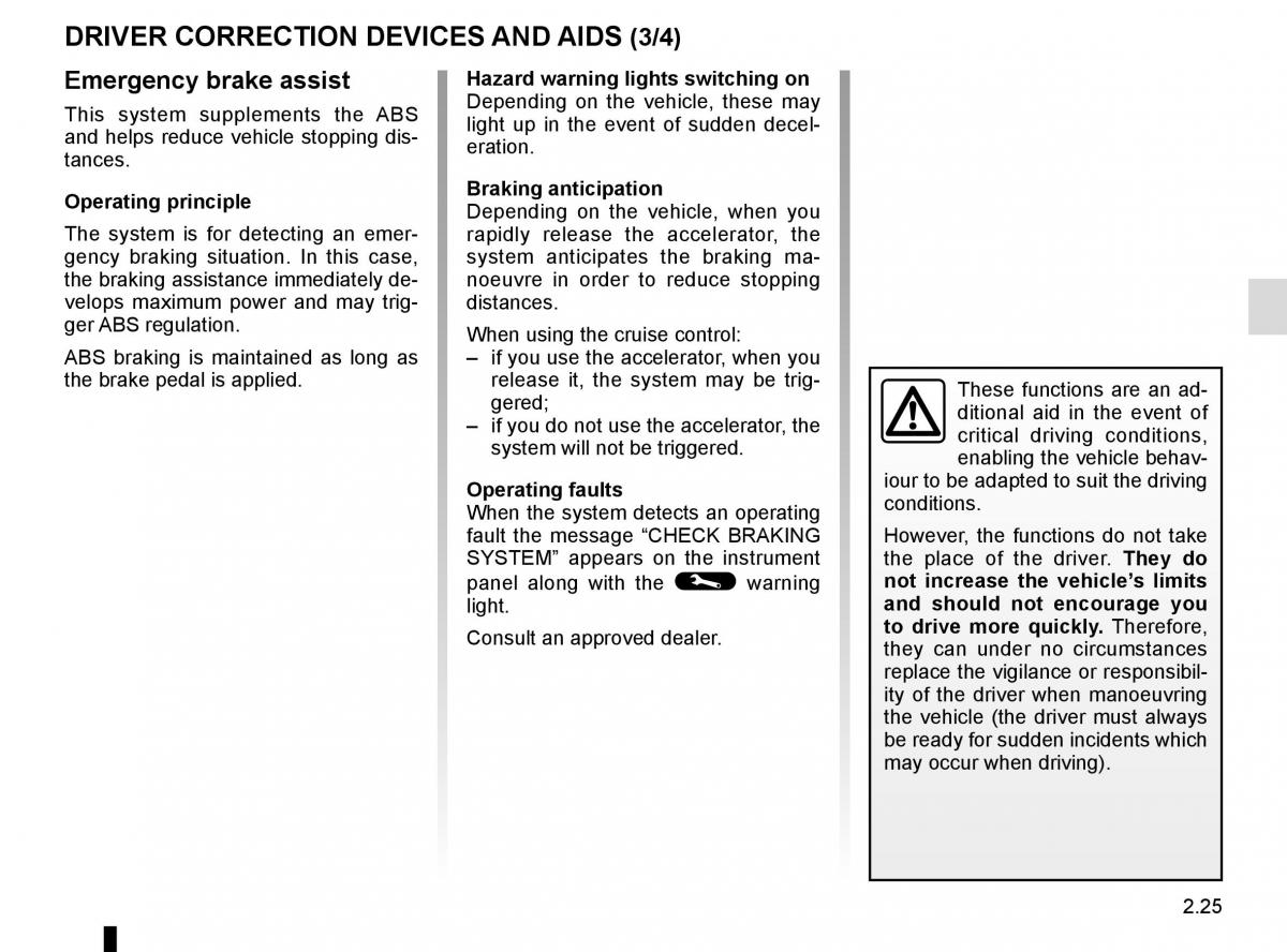 Renault Clio IV 4 owners manual / page 115