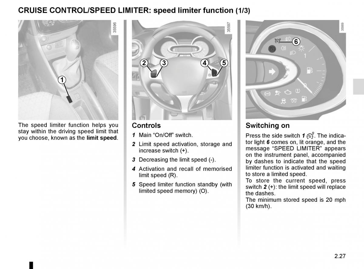 Renault Clio IV 4 owners manual / page 117