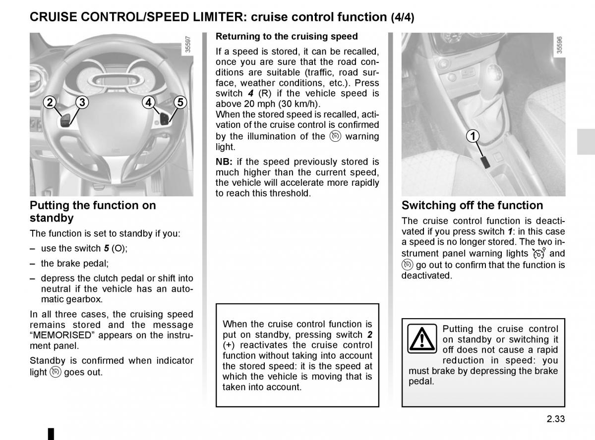 Renault Clio IV 4 owners manual / page 123