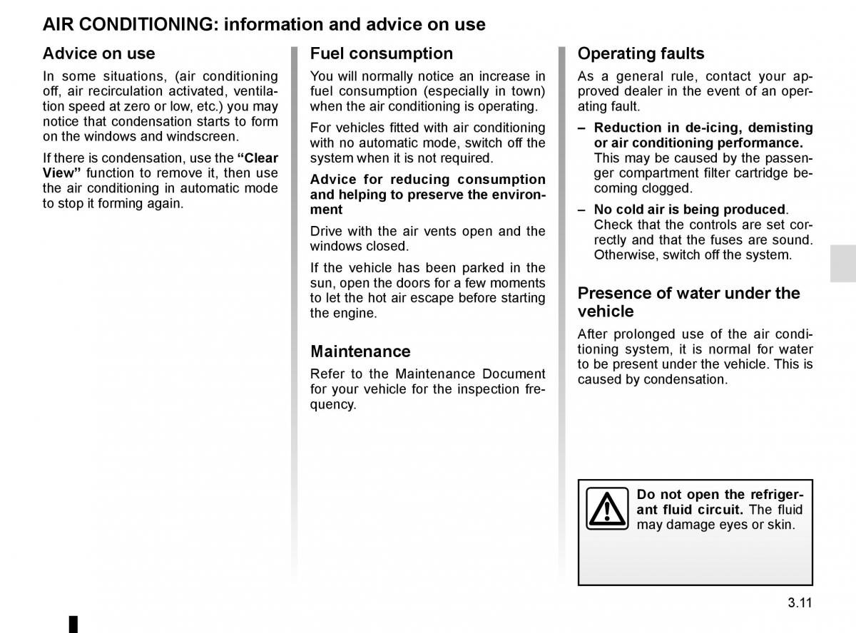 Renault Clio IV 4 owners manual / page 141