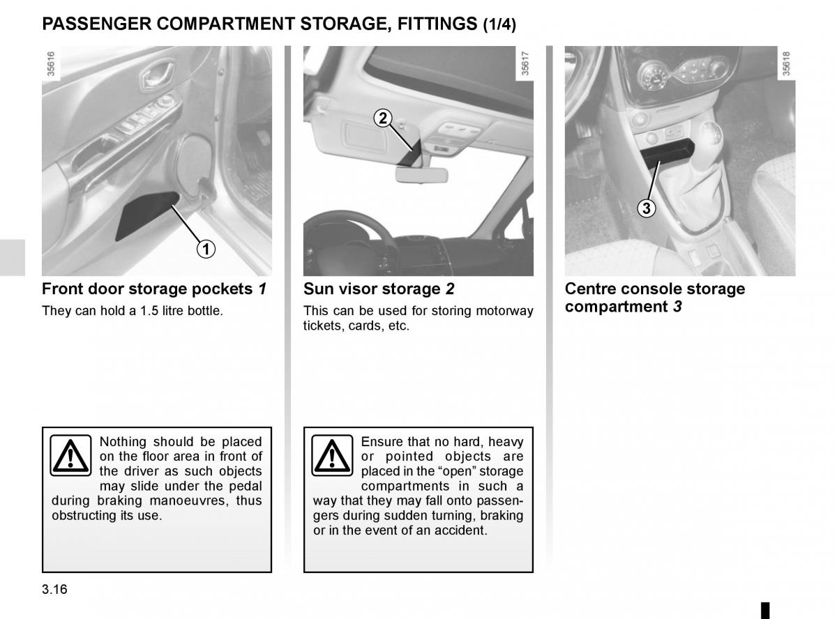 Renault Clio IV 4 owners manual / page 146