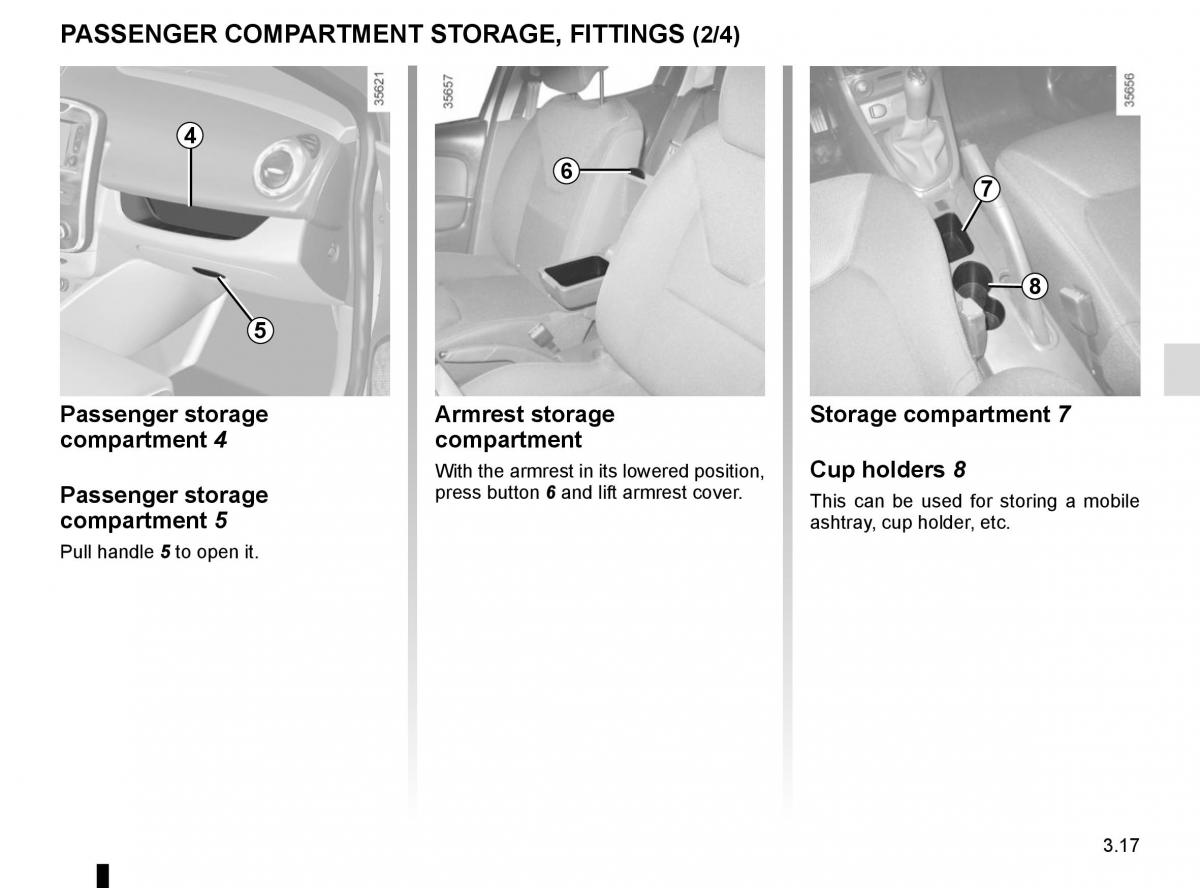 Renault Clio IV 4 owners manual / page 147