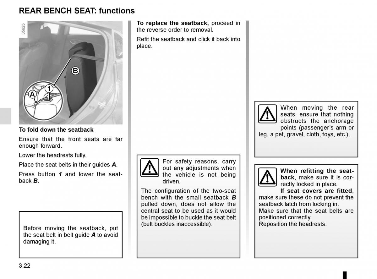 Renault Clio IV 4 owners manual / page 152