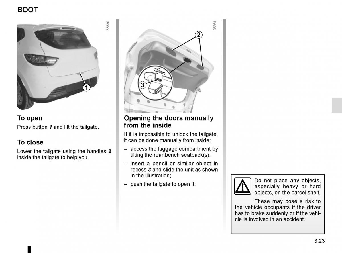 Renault Clio IV 4 owners manual / page 153