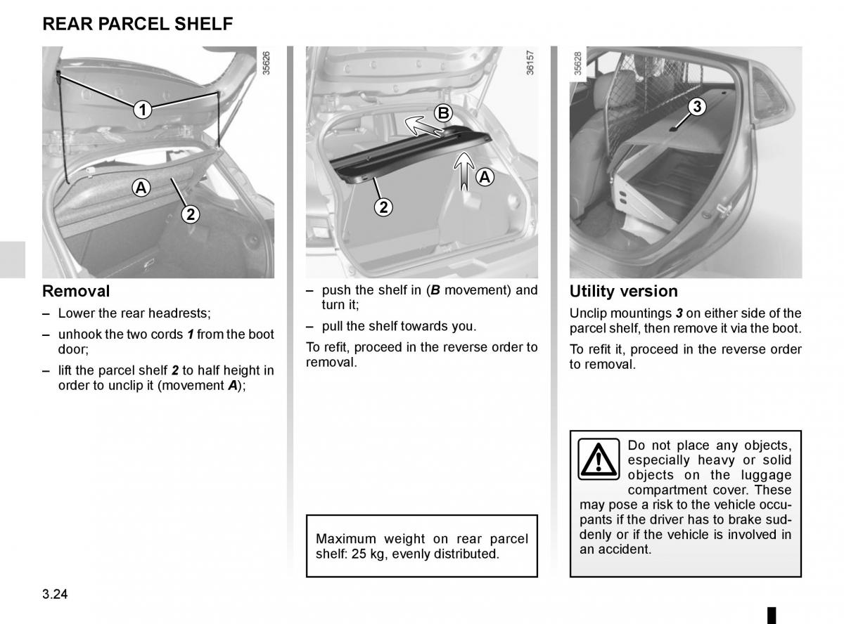 Renault Clio IV 4 owners manual / page 154