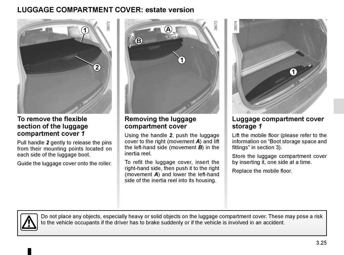 Renault Clio IV 4 owners manual / page 155