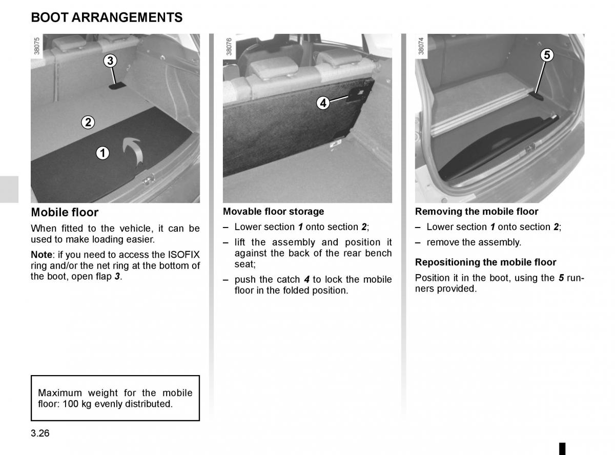 Renault Clio IV 4 owners manual / page 156