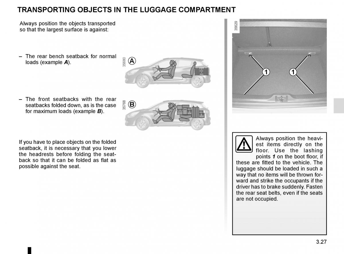 Renault Clio IV 4 owners manual / page 157