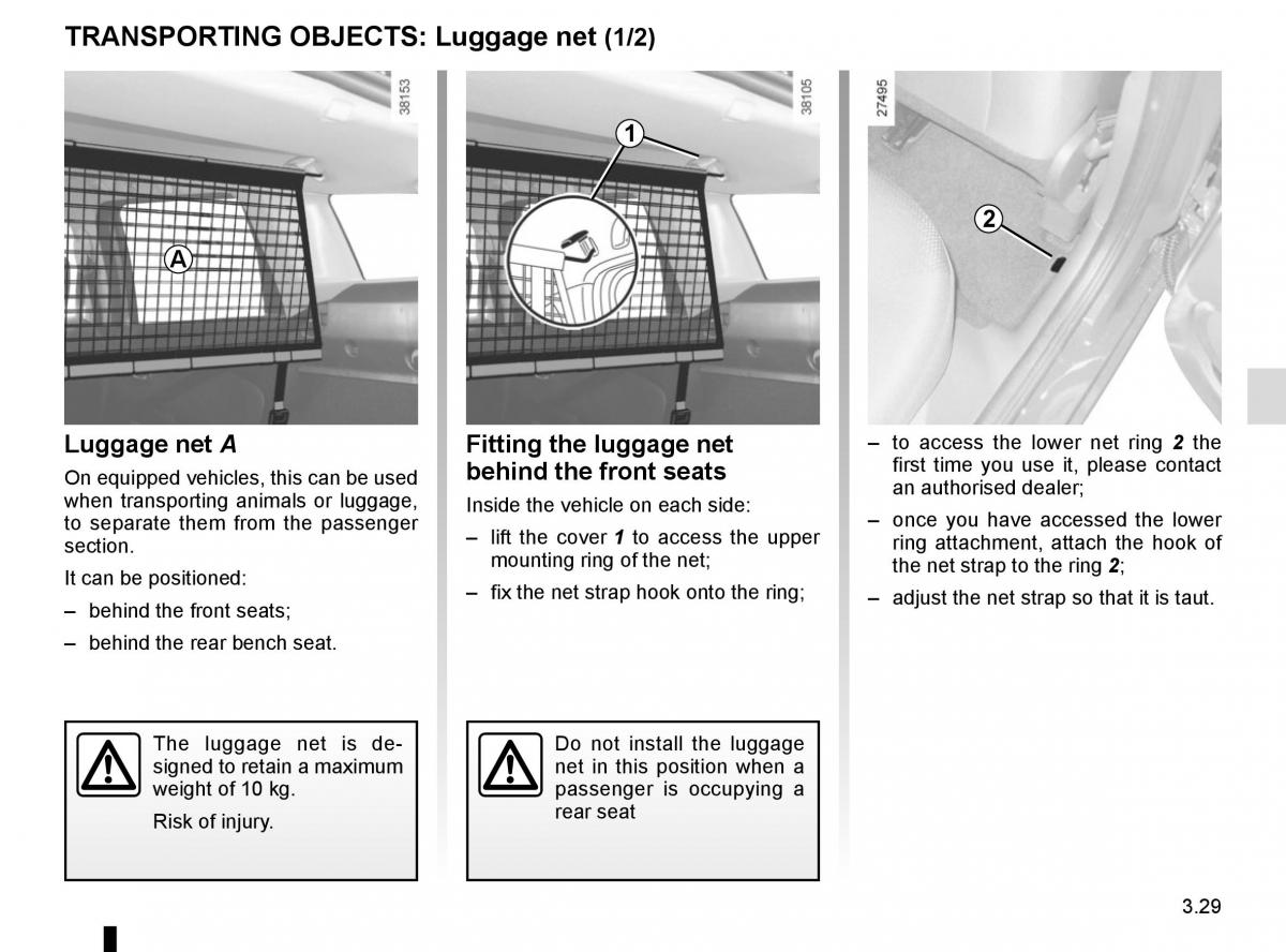 Renault Clio IV 4 owners manual / page 159