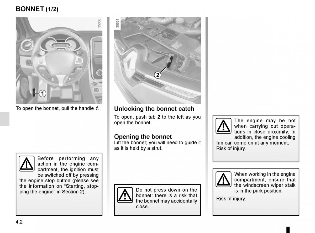 Renault Clio IV 4 owners manual / page 164