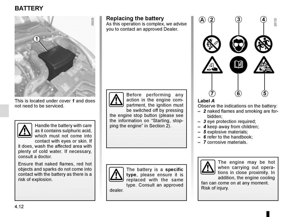 Renault Clio IV 4 owners manual / page 174