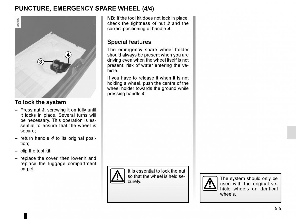 Renault Clio IV 4 owners manual / page 183