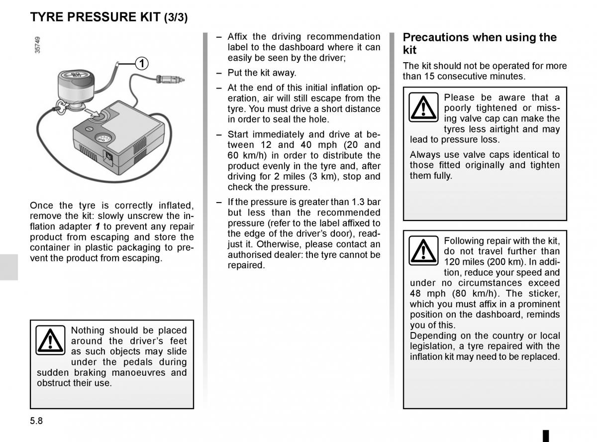 Renault Clio IV 4 owners manual / page 186