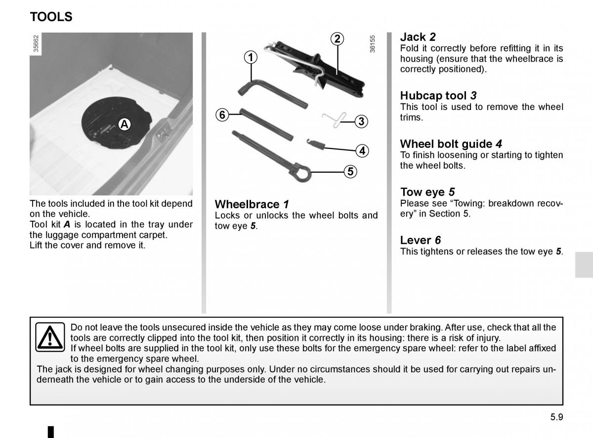 Renault Clio IV 4 owners manual / page 187