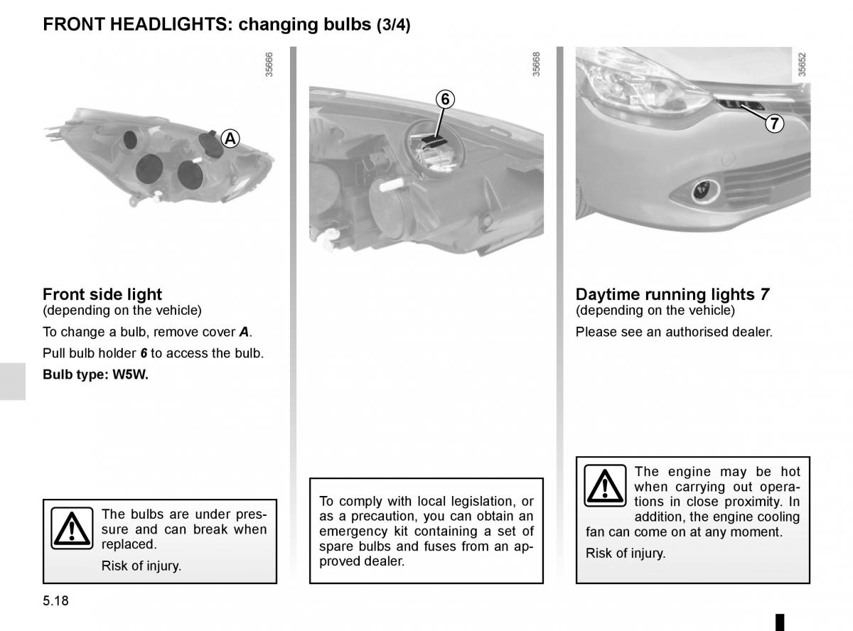 Renault Clio IV 4 owners manual / page 196