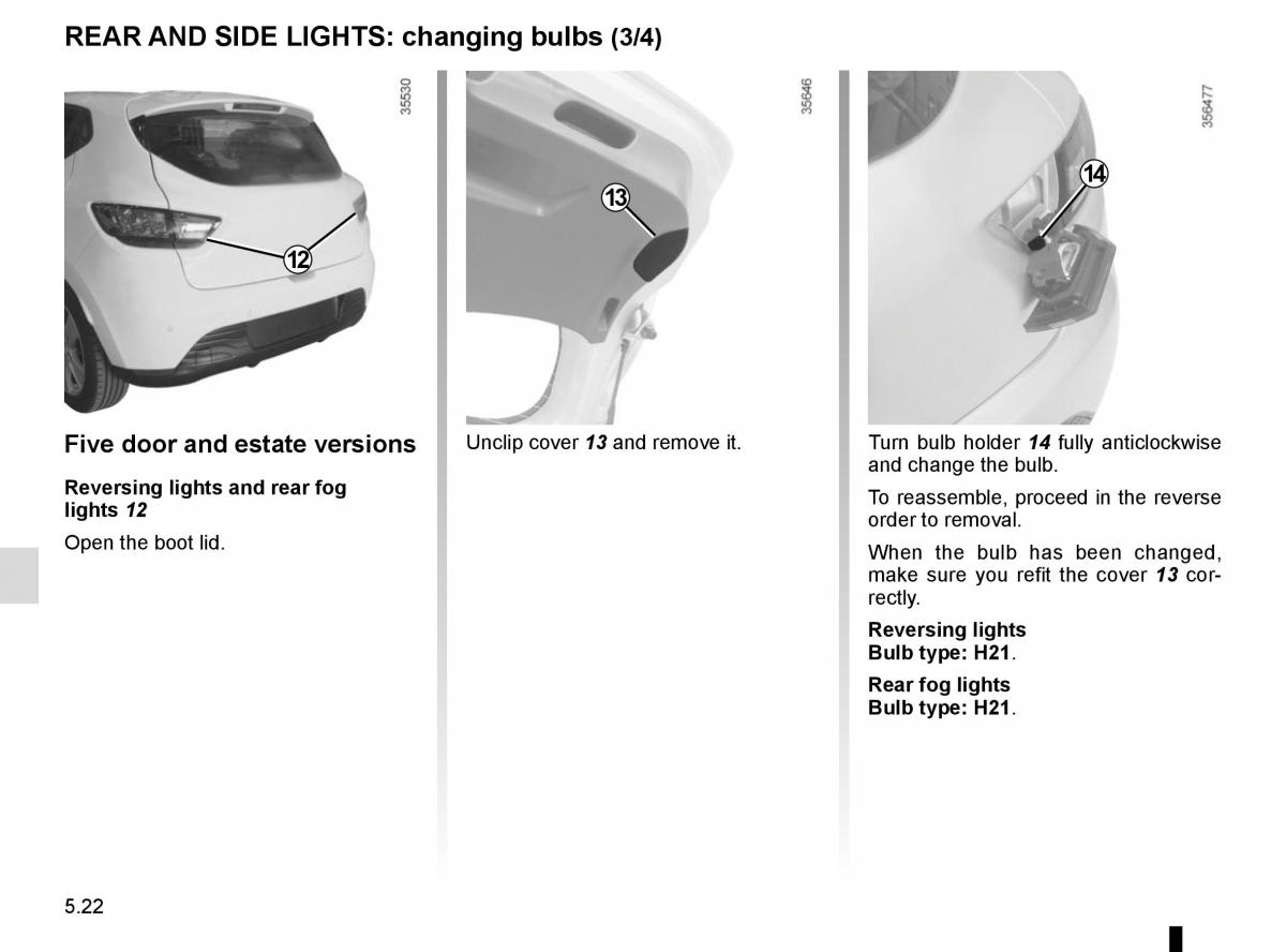 Renault Clio IV 4 owners manual / page 200