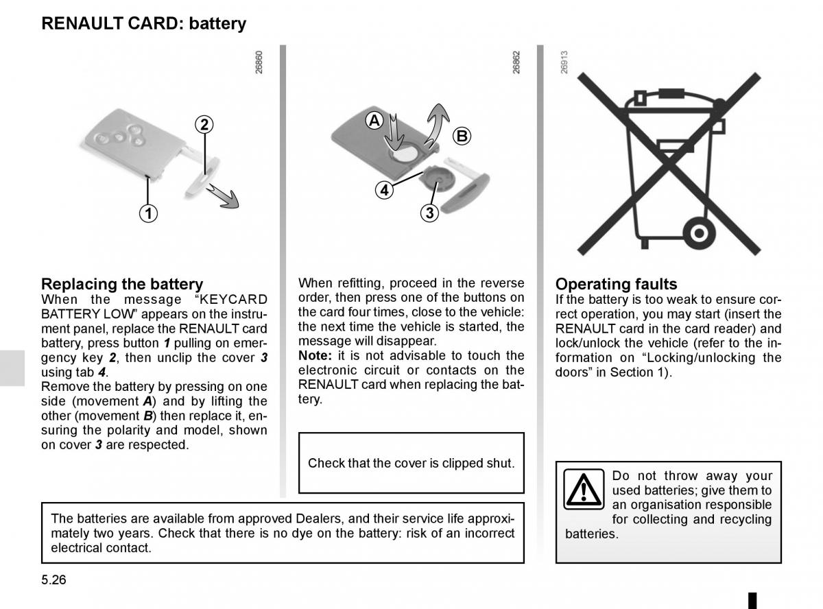 Renault Clio IV 4 owners manual / page 204