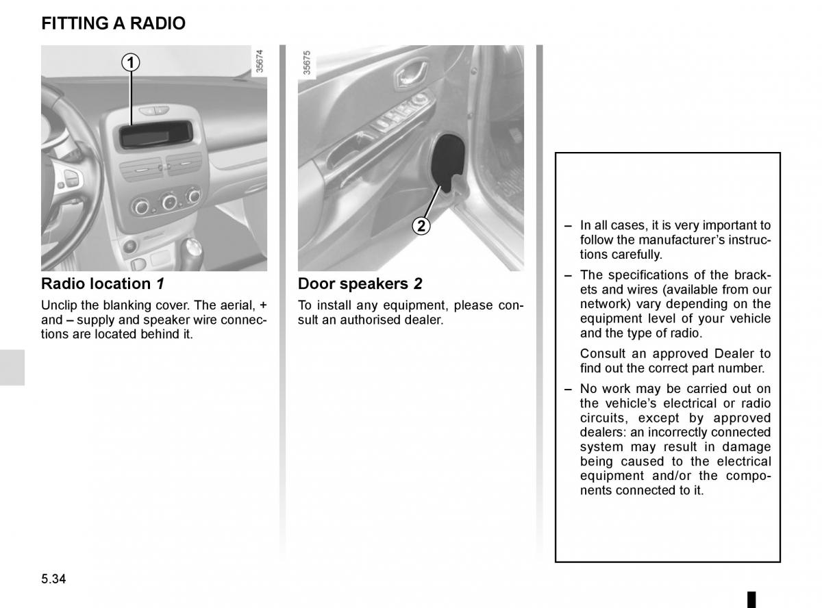 Renault Clio IV 4 owners manual / page 212