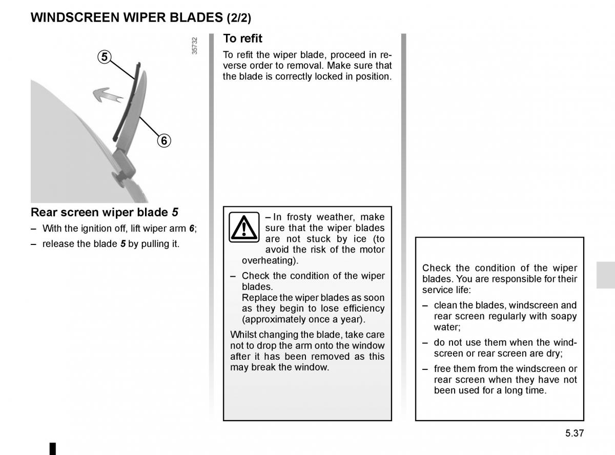 Renault Clio IV 4 owners manual / page 215