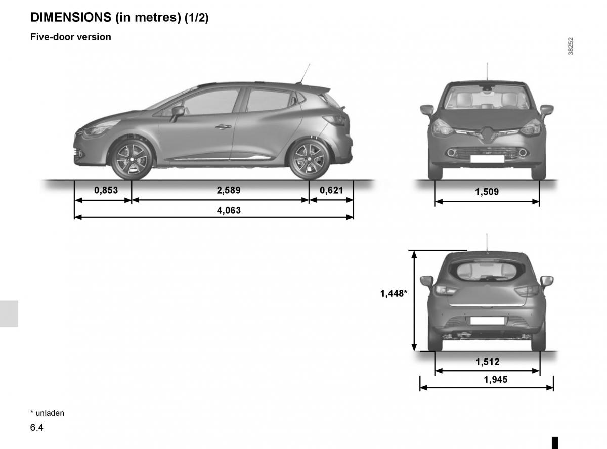 Renault Clio IV 4 owners manual / page 228