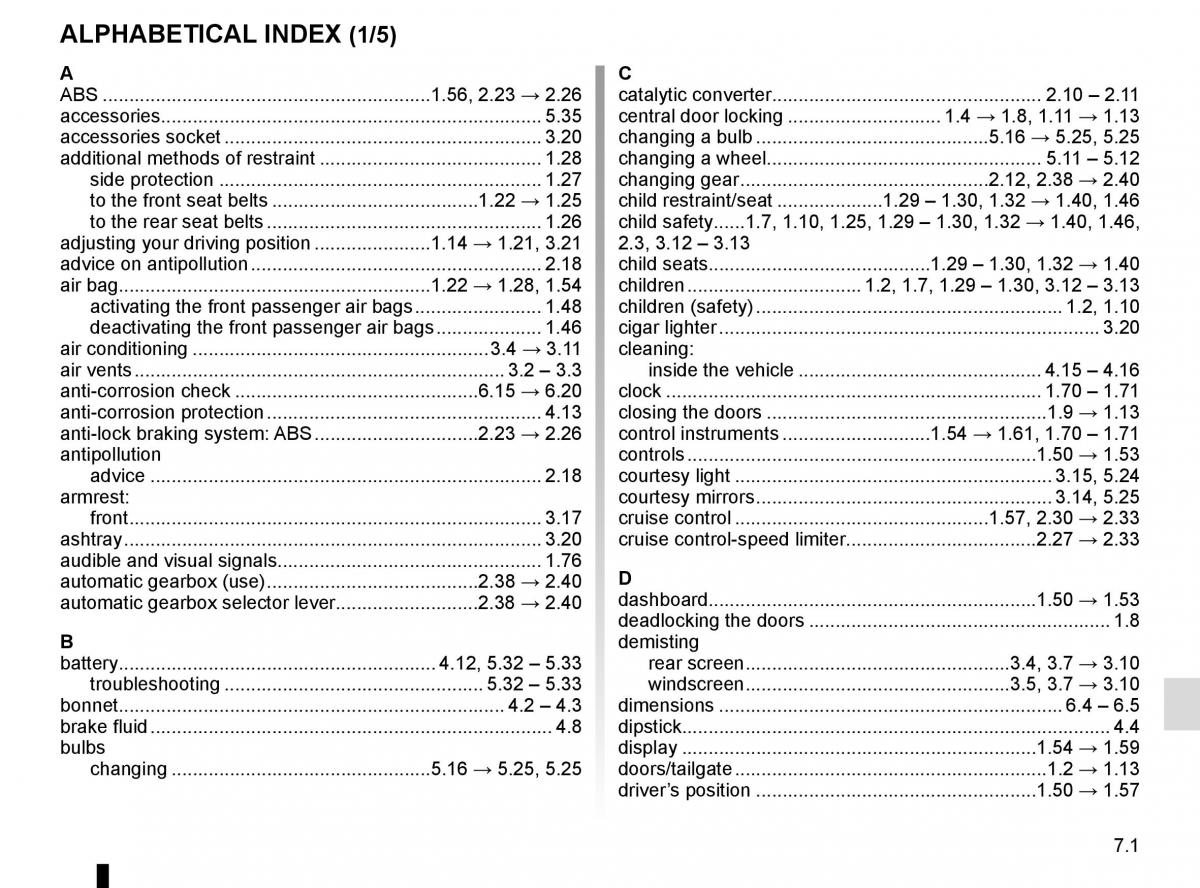 Renault Clio IV 4 owners manual / page 245