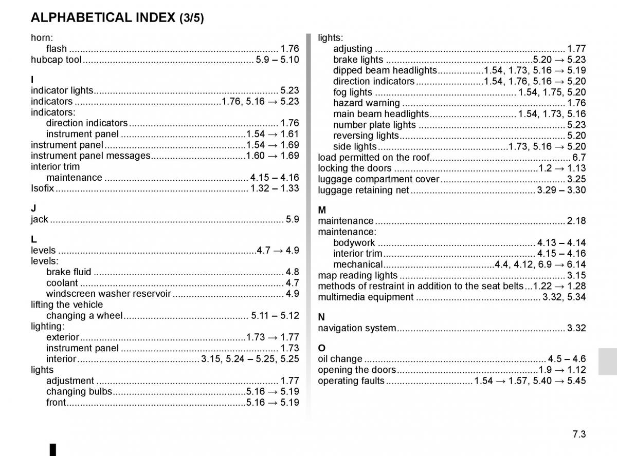 Renault Clio IV 4 owners manual / page 247