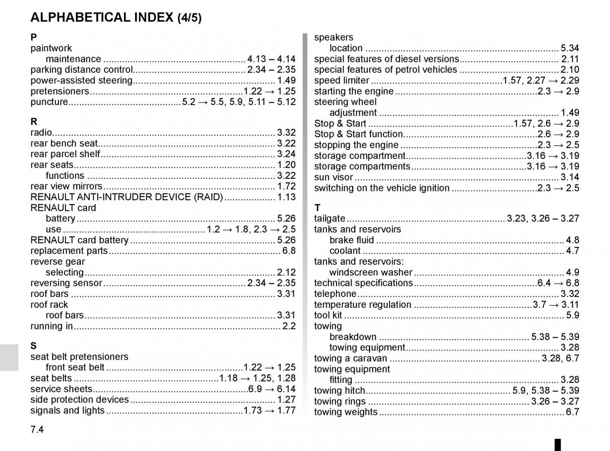 Renault Clio IV 4 owners manual / page 248