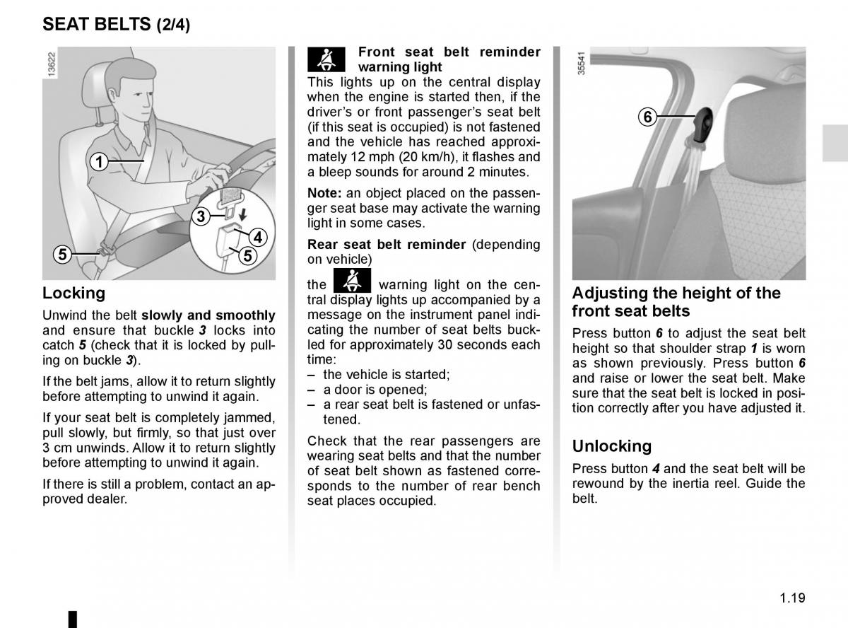 Renault Clio IV 4 owners manual / page 25