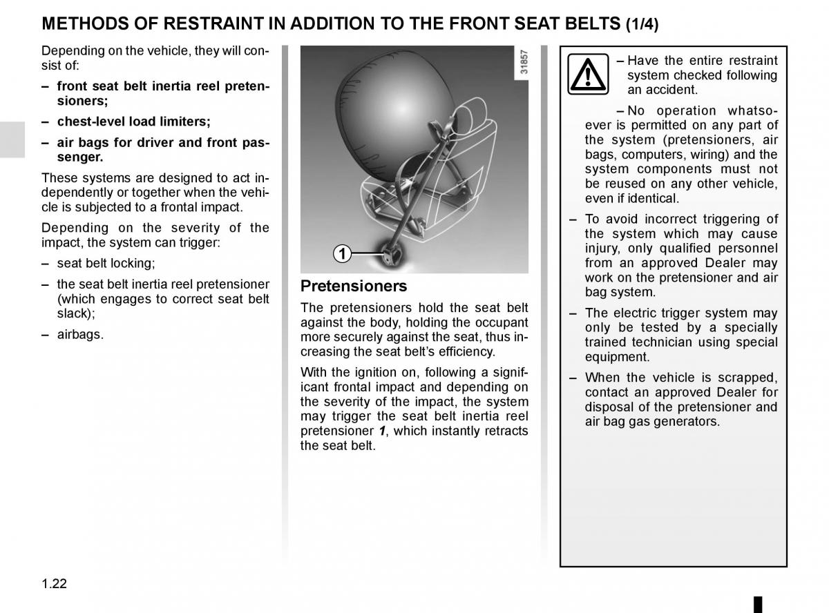 Renault Clio IV 4 owners manual / page 28