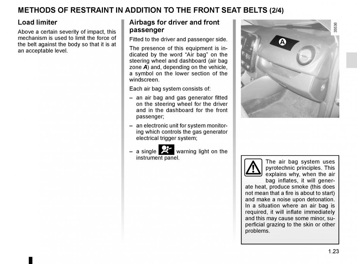 Renault Clio IV 4 owners manual / page 29