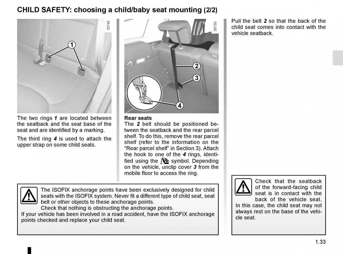 Renault Clio IV 4 owners manual / page 39