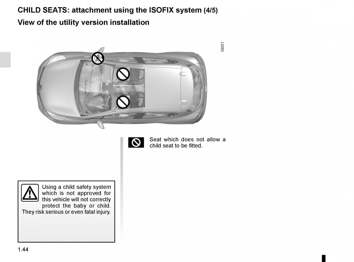 Renault Clio IV 4 owners manual / page 50