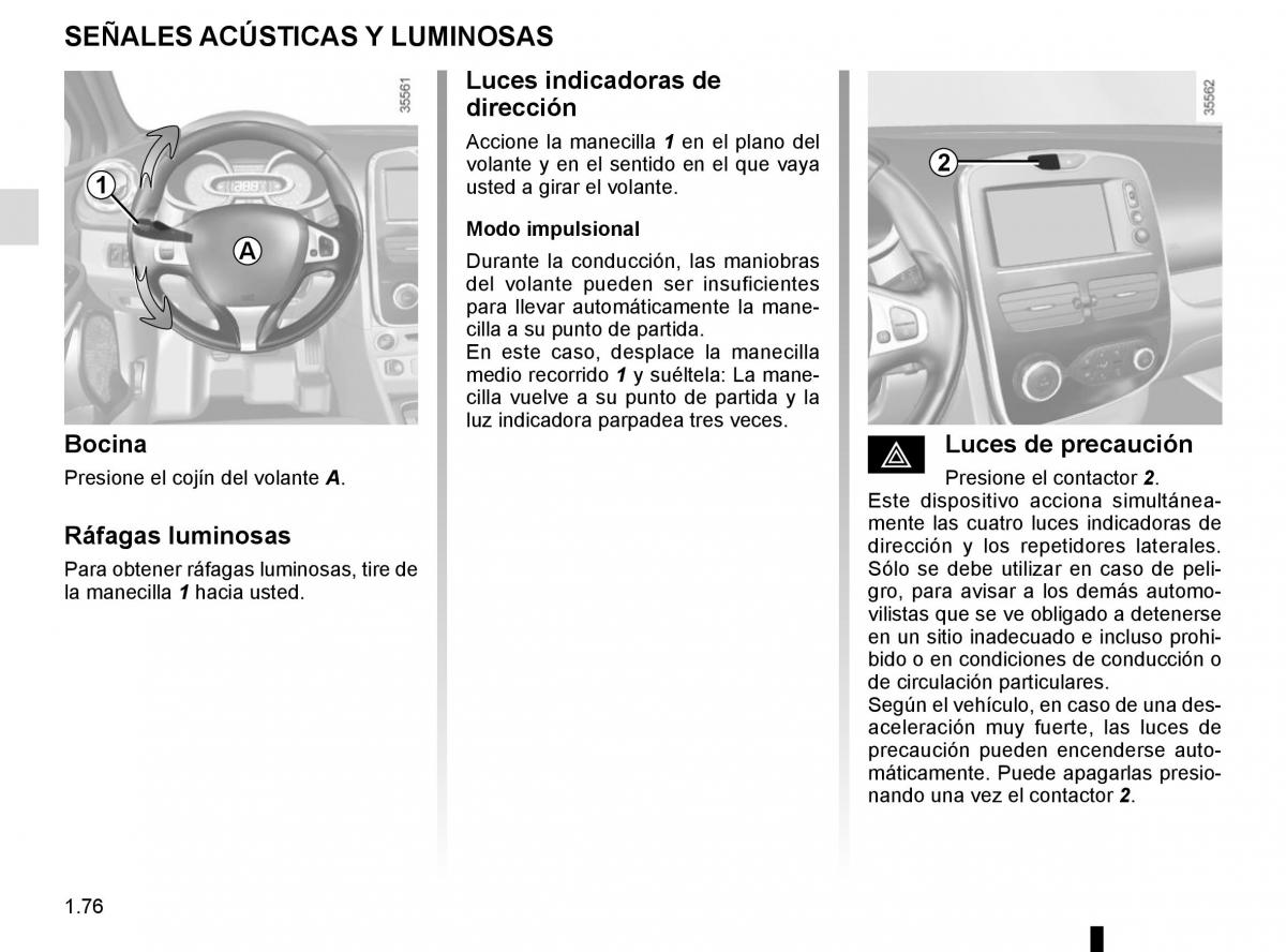 Renault Clio IV 4 manual del propietario / page 82