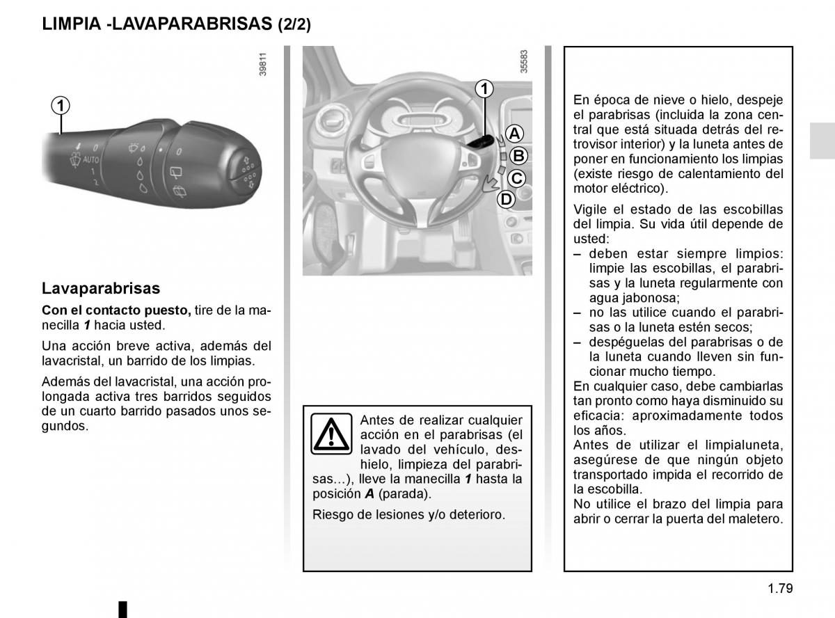 Renault Clio IV 4 manual del propietario / page 85