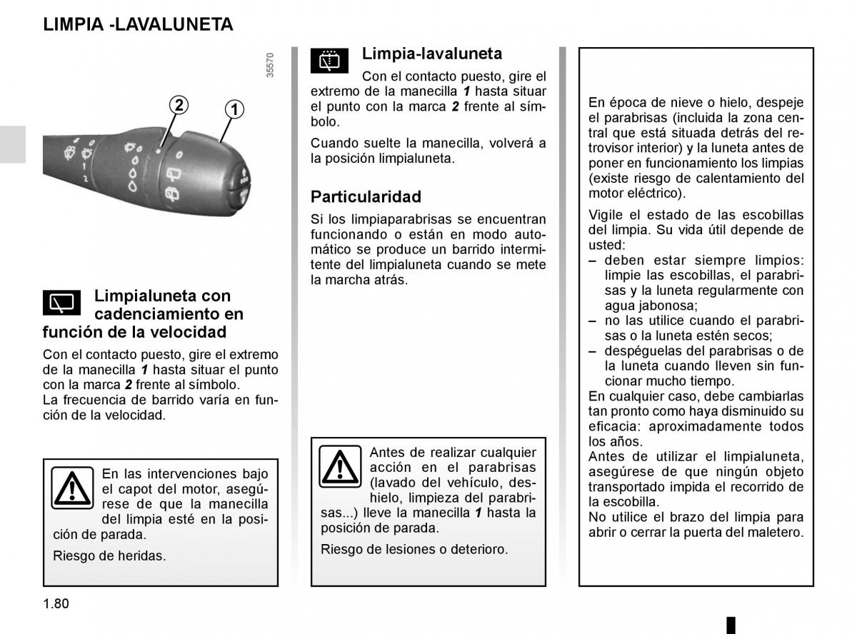 Renault Clio IV 4 manual del propietario / page 86