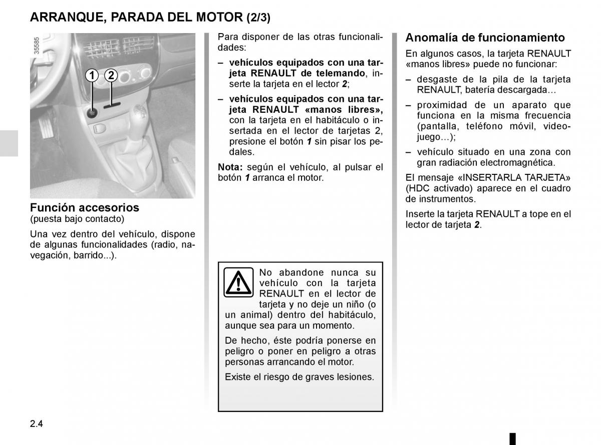 Renault Clio IV 4 manual del propietario / page 94