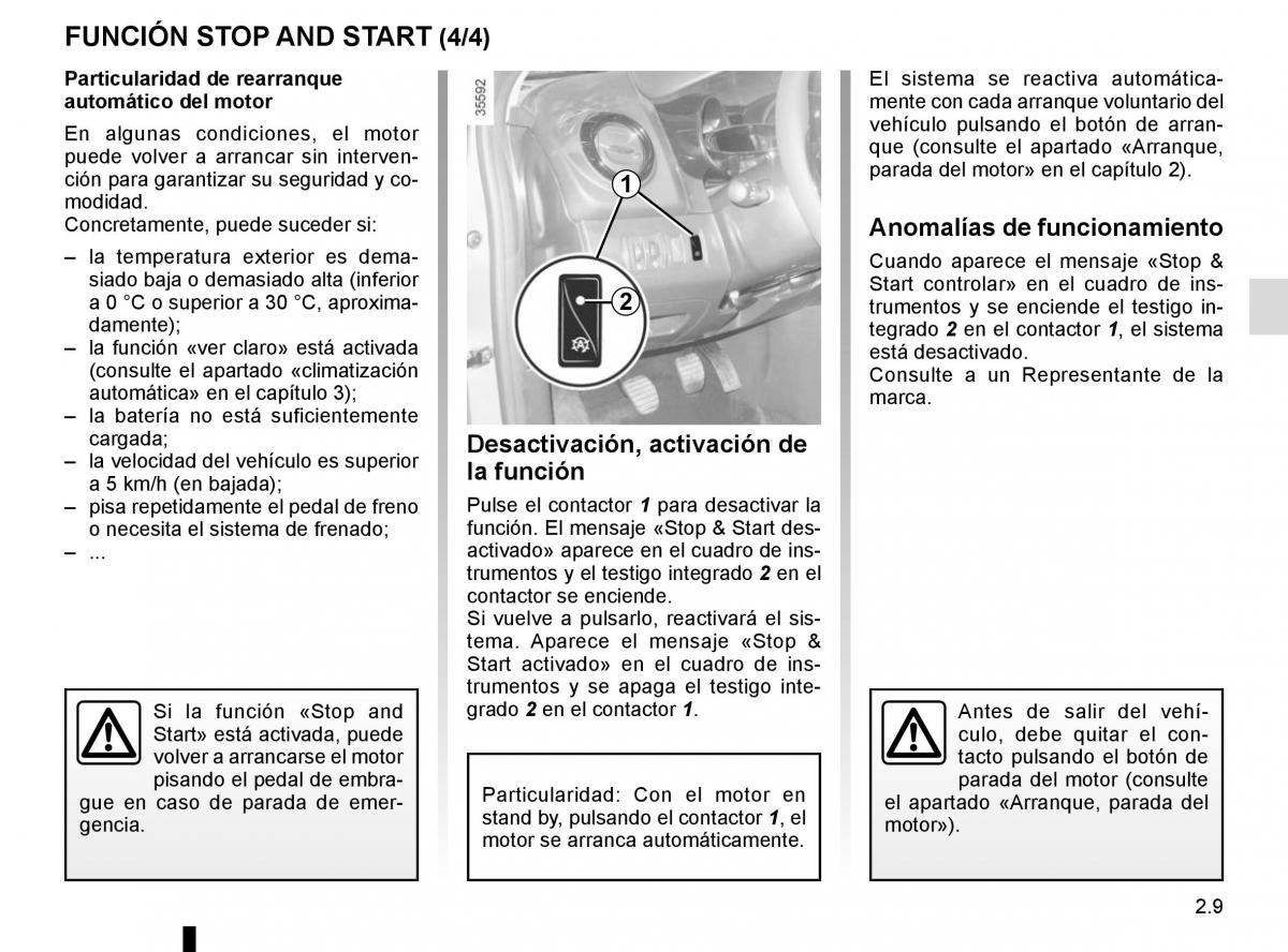 Renault Clio IV 4 manual del propietario / page 99