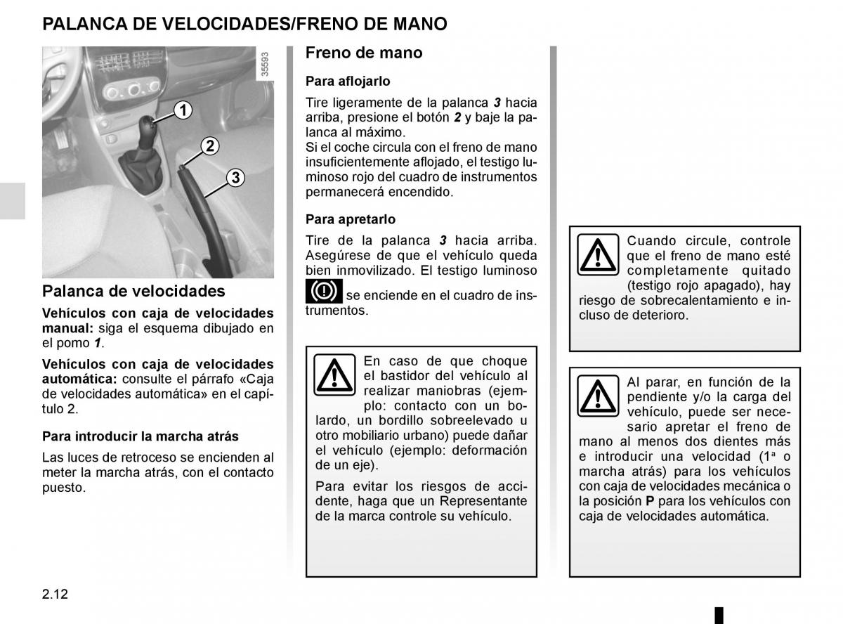 Renault Clio IV 4 manual del propietario / page 102